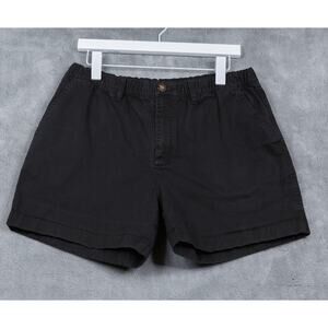 CHUBBIES Chino 5.5” Shorts Regular Fit Cotton Stretch Waist Preppy Black Mens L